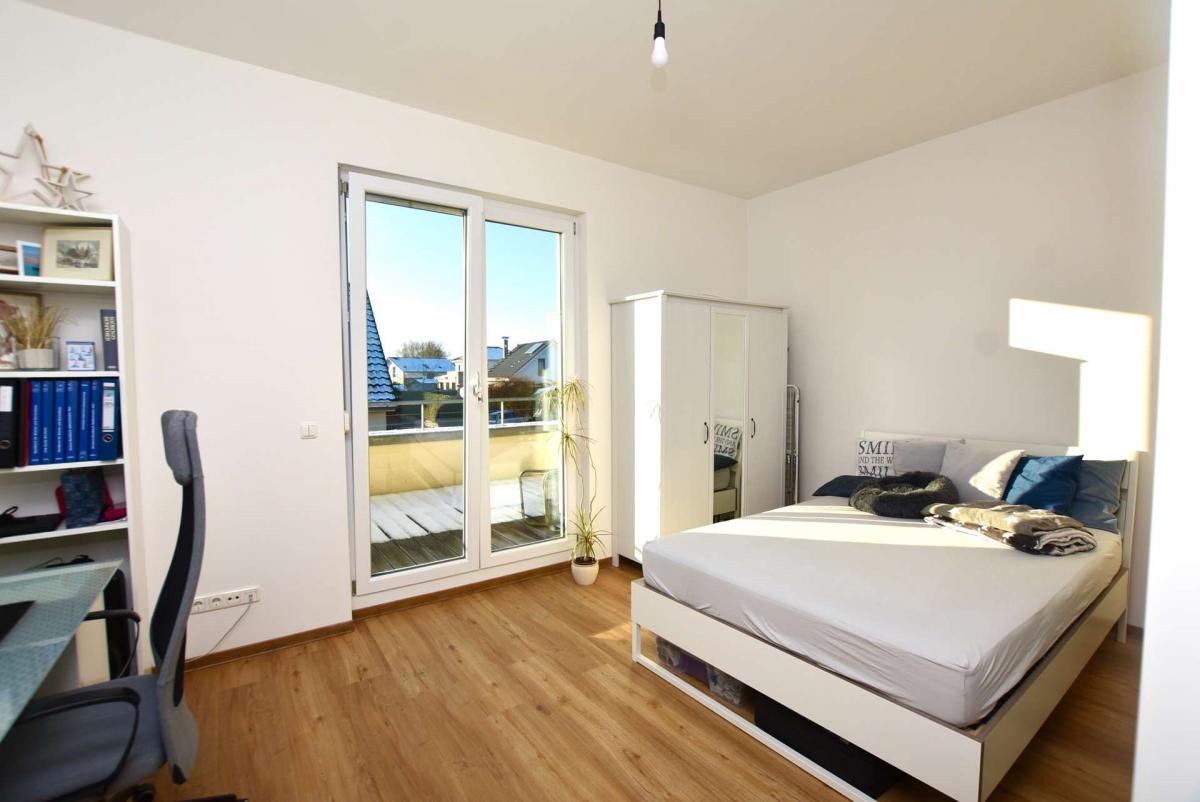 Zimmer 2 mit Dachterrasse