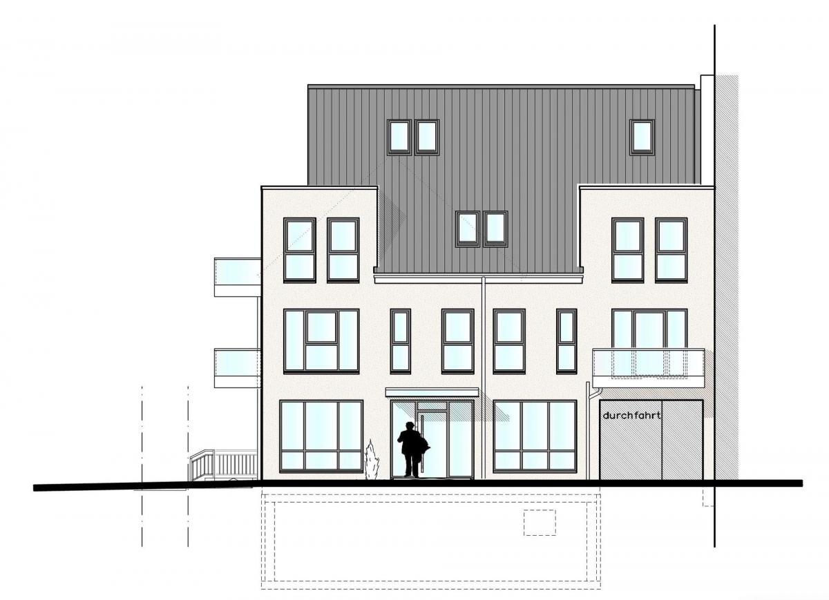 Nord-Ost-Straßen Ansicht