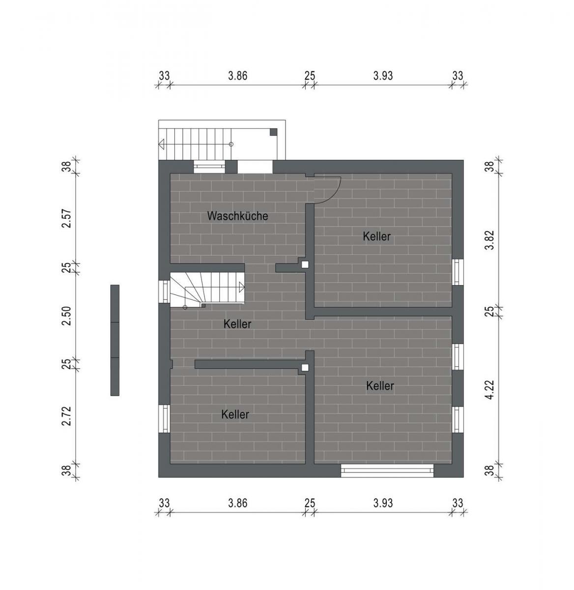 Grundriss HS11 Keller