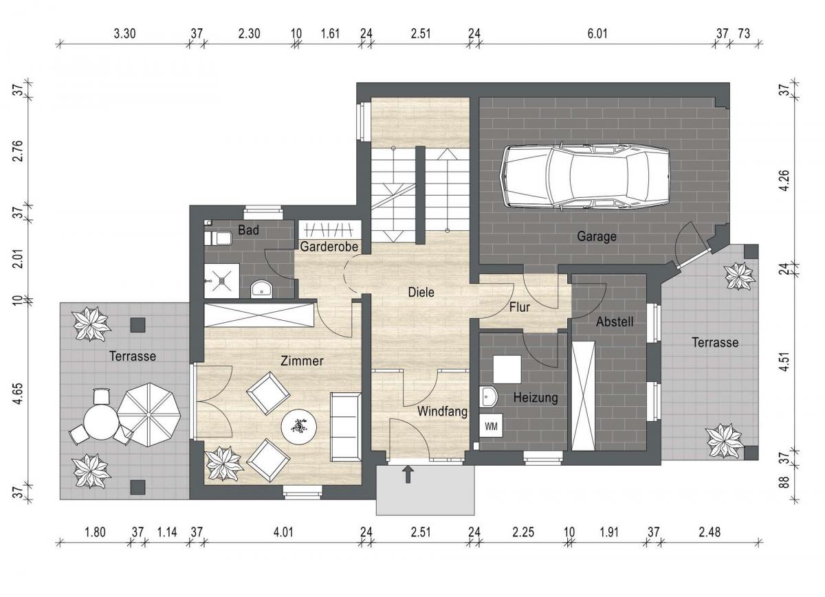 Grundriss  Erdgeschoss