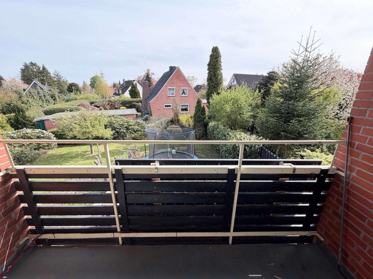 Blick vom Balkon