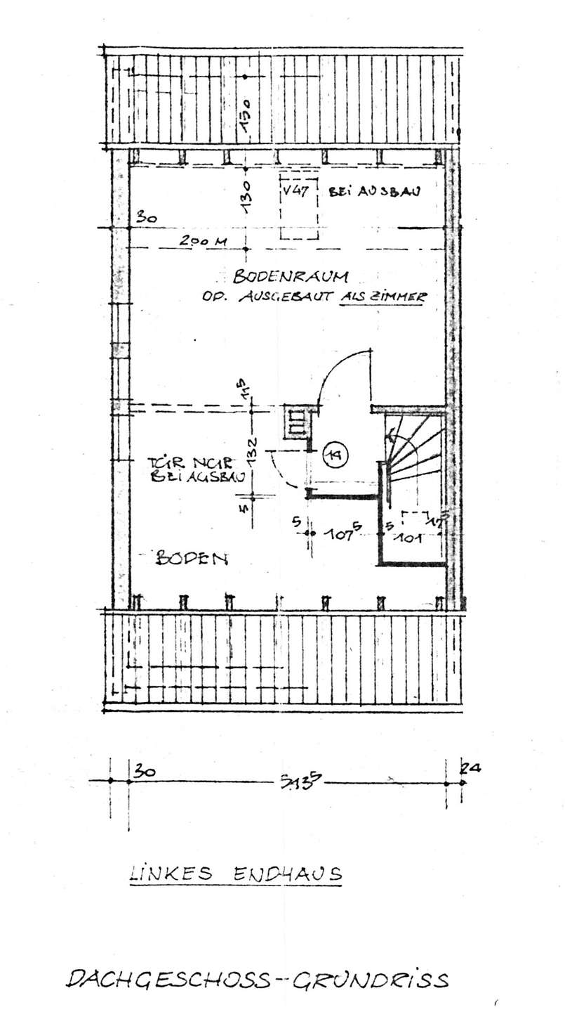 Grundriss Dachgeschoss
