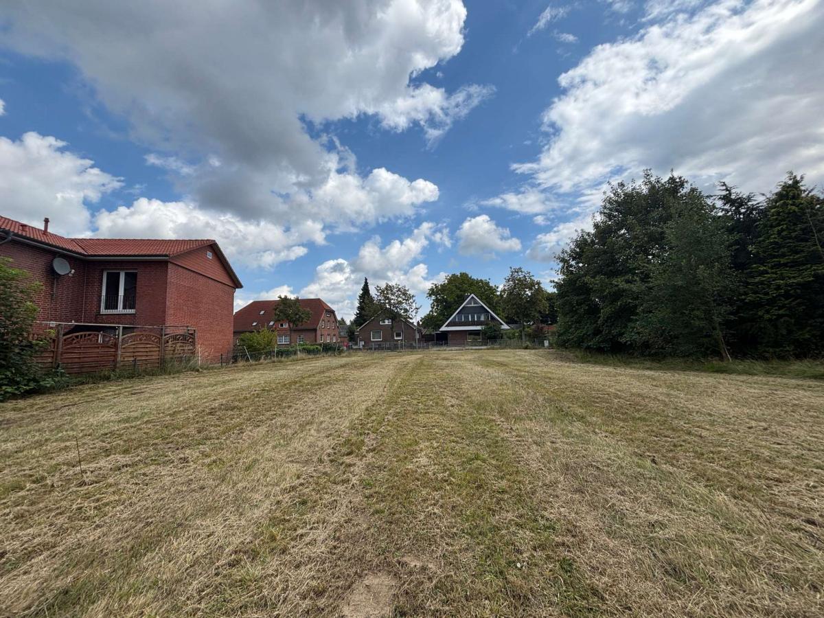 Aussicht vom Grundstück zur Lübecker Strasse